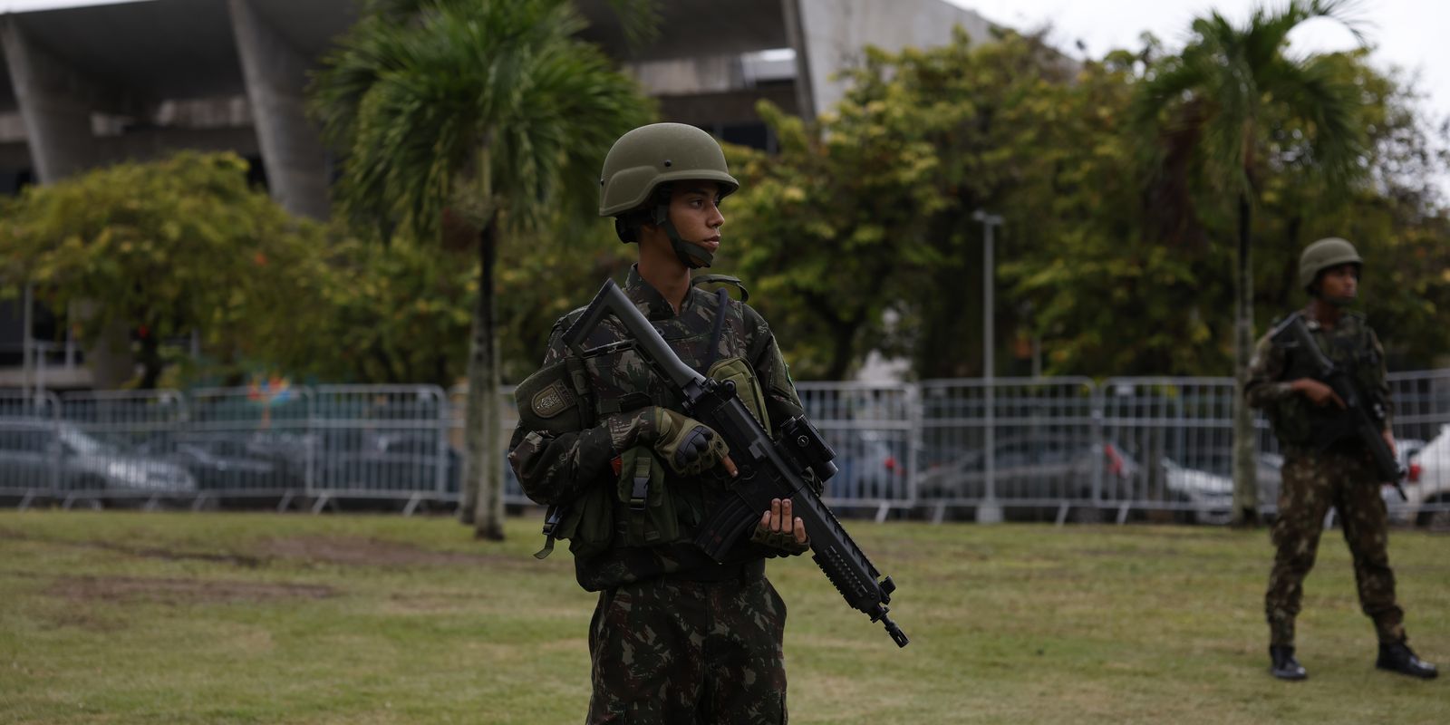 Forças federais reforçam a segurança das eleições no Rio de Janeiro