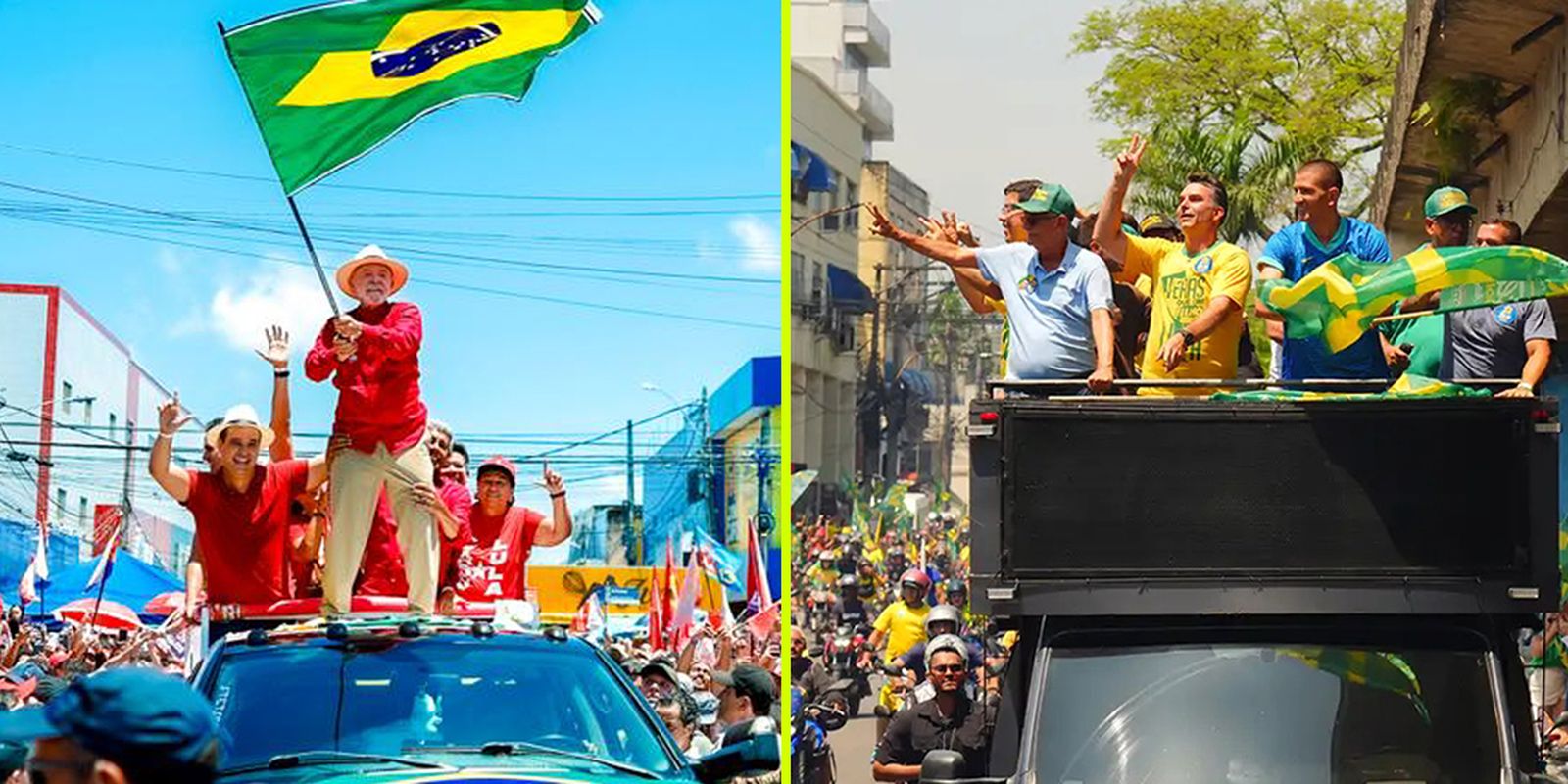 Lula faz comício em Natal e Flávio Bolsonaro lidera ato no Rio de Janeiro